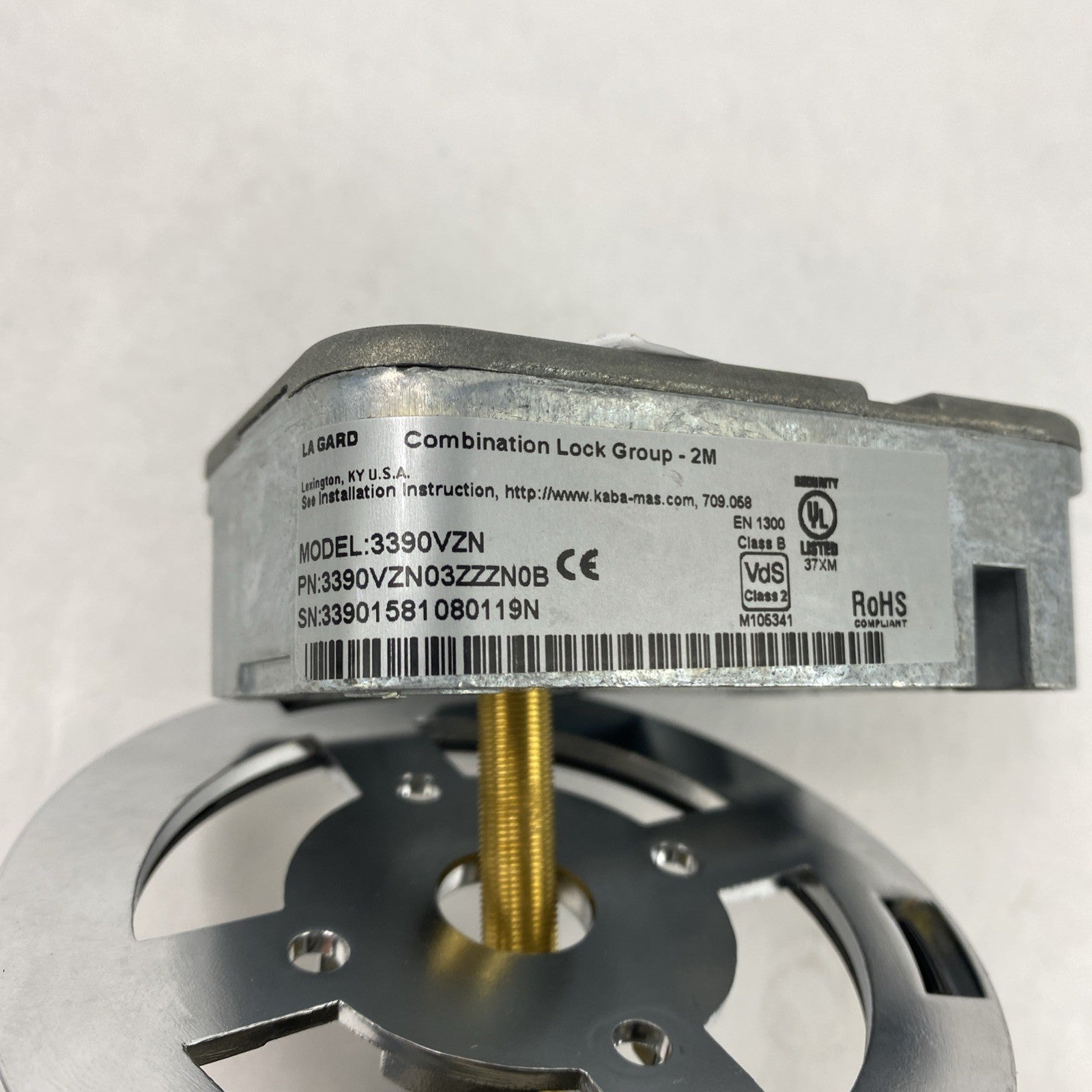 LA gard 3390VZN Mechanical Combination Deadbolt 2