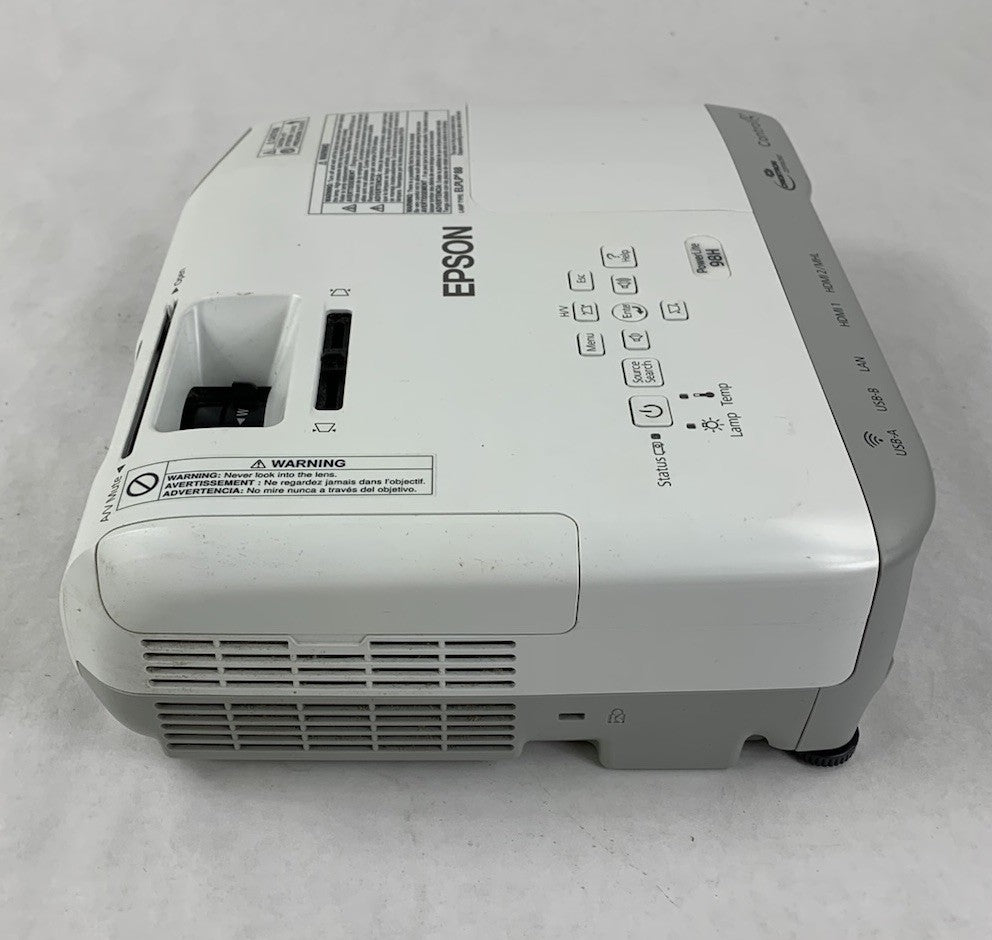 Epson PowerLite 98H H687A LCD Lamp Projector 3463 Lamp Hours - No Remote2