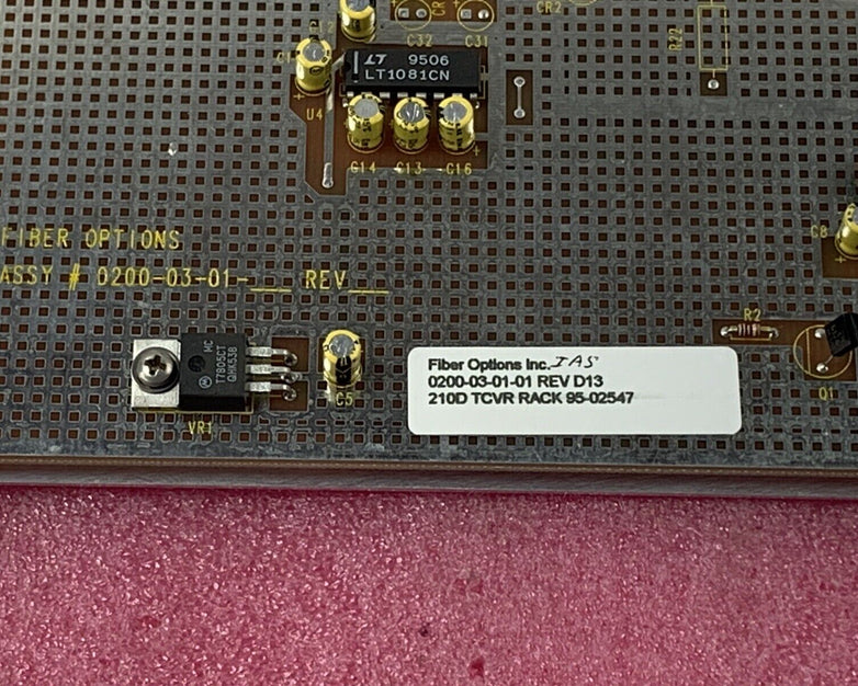 Fiber Options Video Multimode Fiber Optic Receiver - 170V-R-R/1BXX