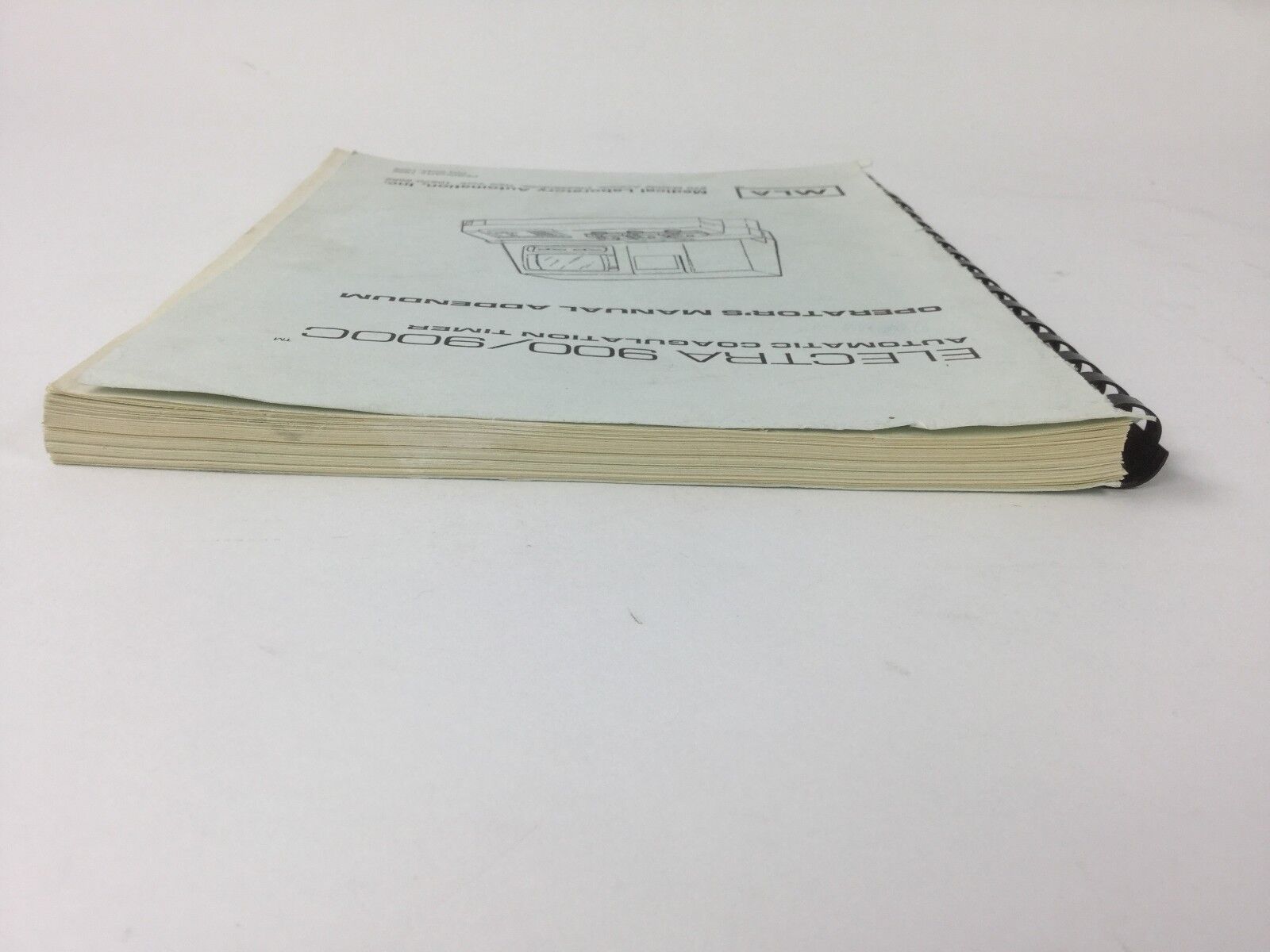 Medical Laboratory Operators Manual Addendum for Electra 900 and 900C