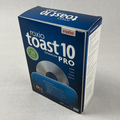 Open Box Roxio Toast 10 Titanium Pro For Mac