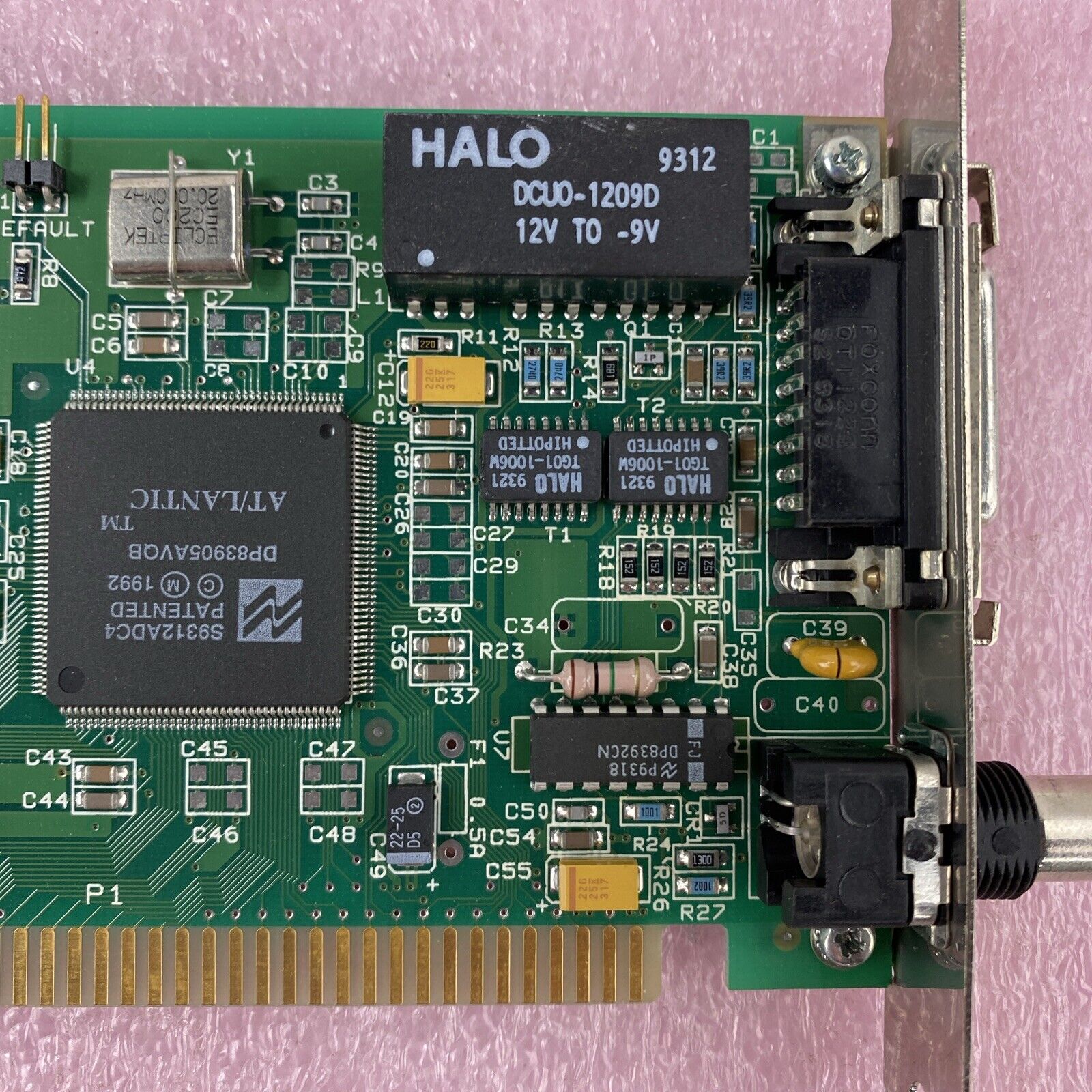 National Semiconductor 990010821-100 ISA Ethernet Adapter UNTESTED