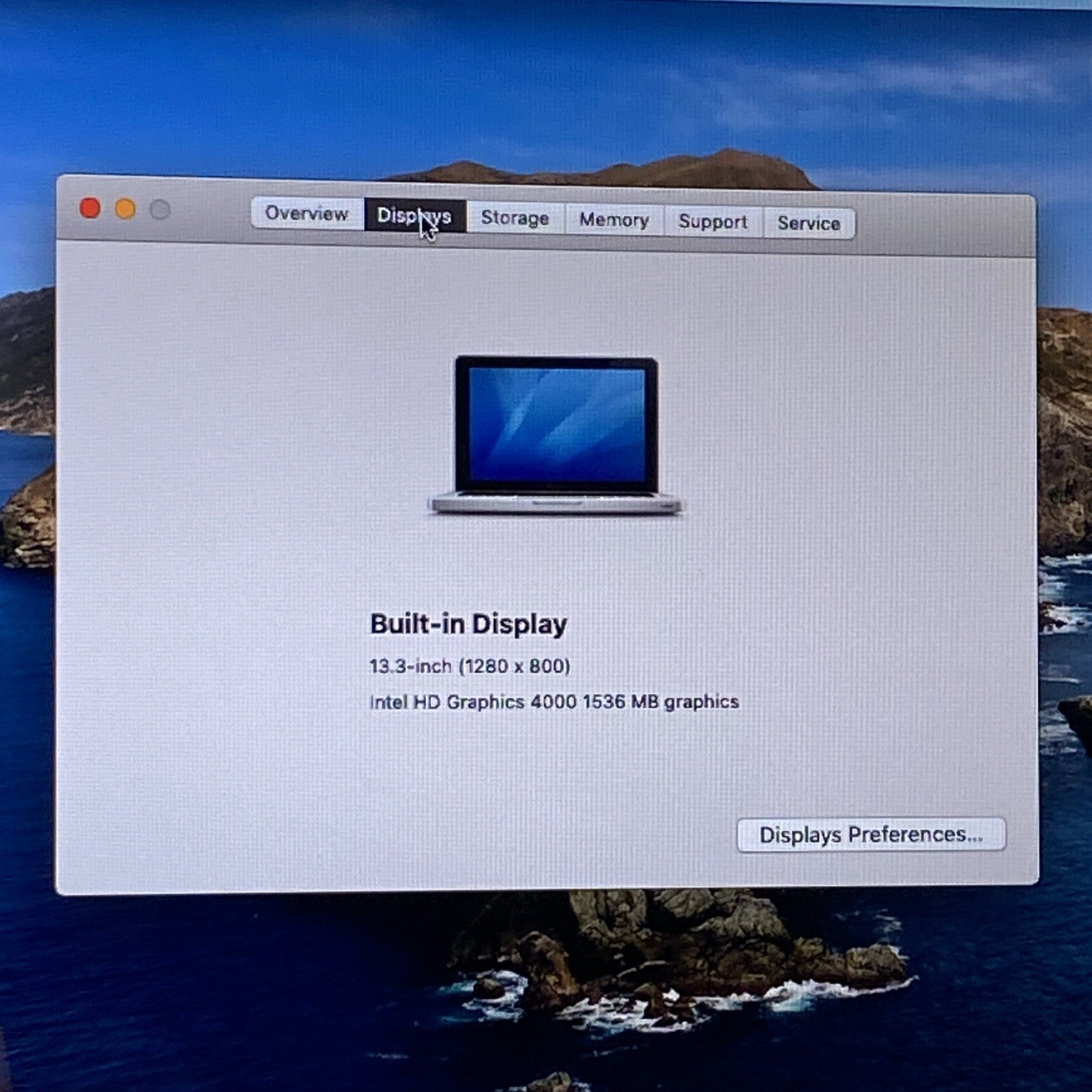 Apple MacBook Pro A1278 2012 13" 2.5GHz i5 4GB RAM 120GB SSD os10.15.82