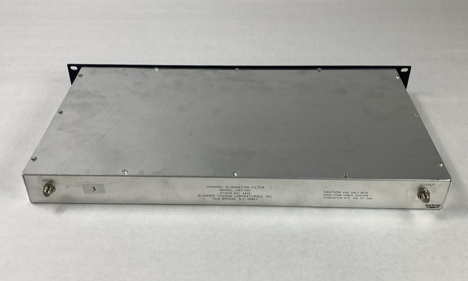 Blonder Tongue CEF-750 Channel Elimination Filter