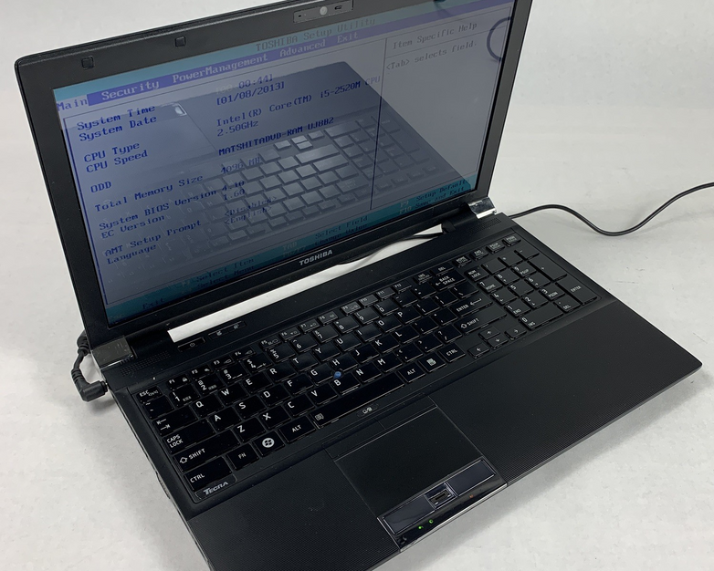 Toshiba Tecra R850-S8522 15.6" i5-2520M 2.5GHz 4GB Ram No OS No HDD No AC No Bat