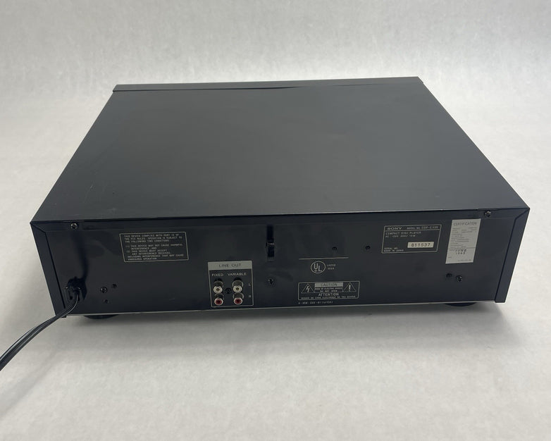 Sony CDP-C535 5-Disc Carousel CD Player No Remote Tested