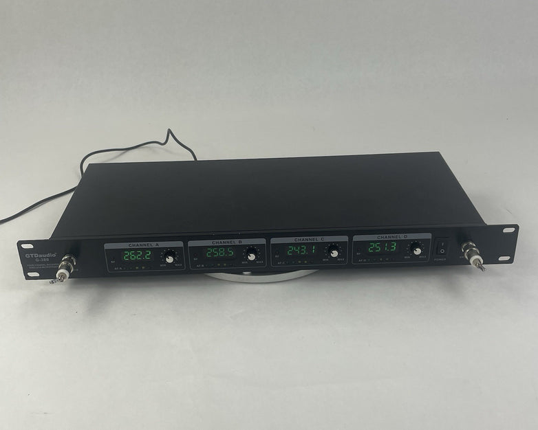 GTD Audio G 380 Wireless Rackmount Receiver Untested No Power Cord