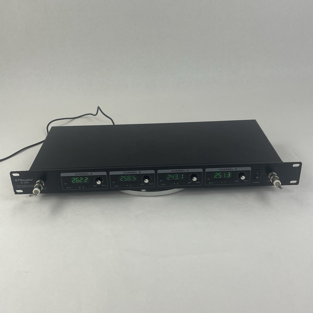 GTD Audio G 380 Wireless Rackmount Receiver Untested No Power Cord1