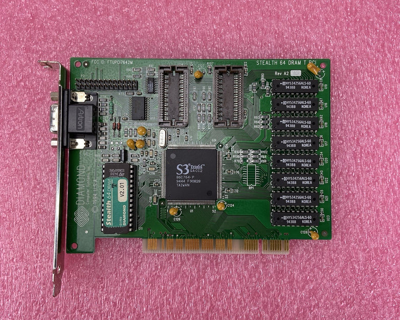 Diamond Stealth 64 DRAM T PCI Graphics Card S3 Trio64 V2.01 VGA