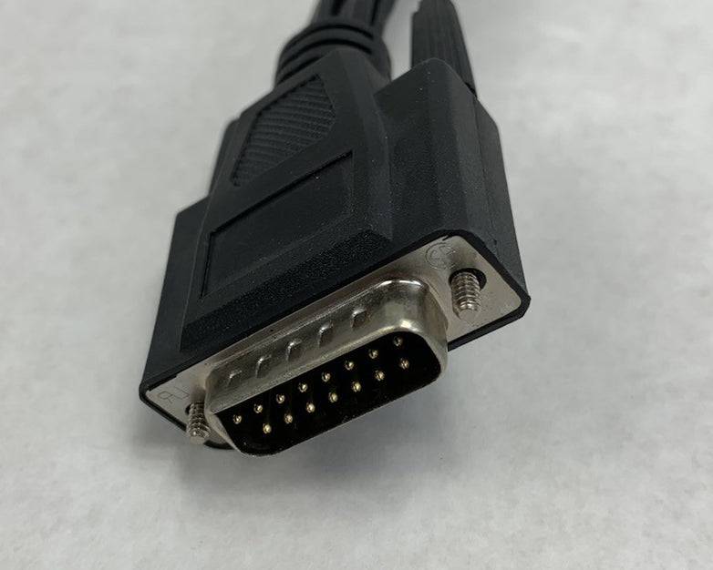 NVT Smatrix 15-Pin DB15 Male to 8-Channel S-Video Audio Connector Cable