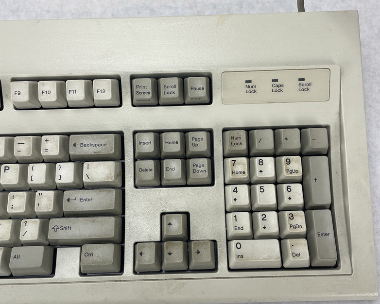 Vtg 1995 IBM Model M Clicky Mechanical Keyboard 92G7453 Lexmark Buckling Spring