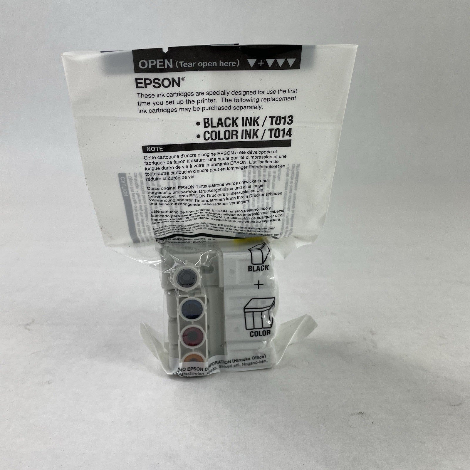 T014 T013 Epson Color Ink Cartridge Factory Sealed