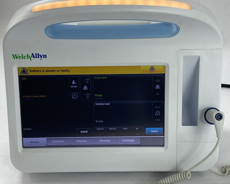 Welch Allyn 63XTXX Vital Sign Monitor 6000 Series - No Battery No NIBP Cable
