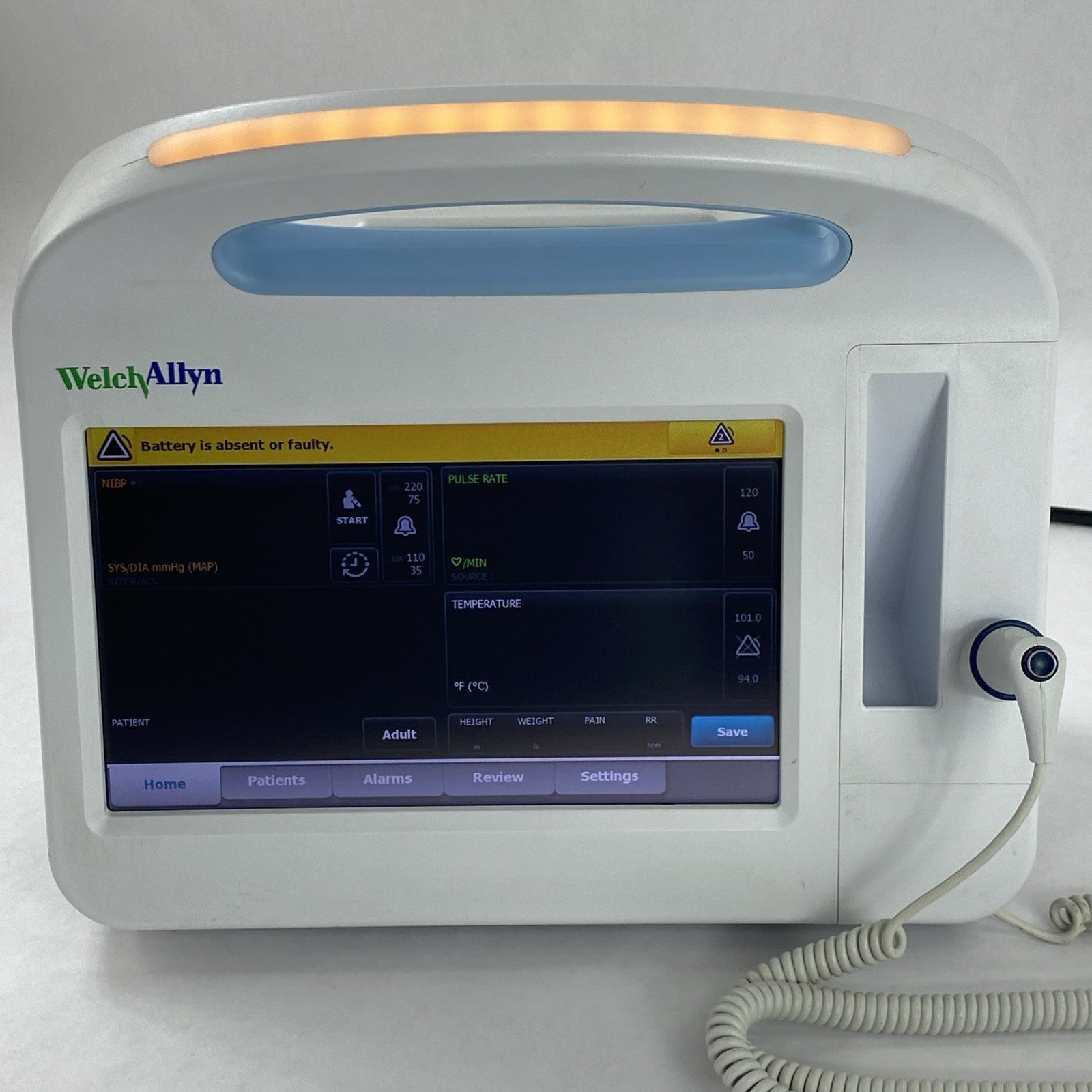 Welch Allyn 63XTXX Vital Sign Monitor 6000 Series - No Battery No NIBP Cable1