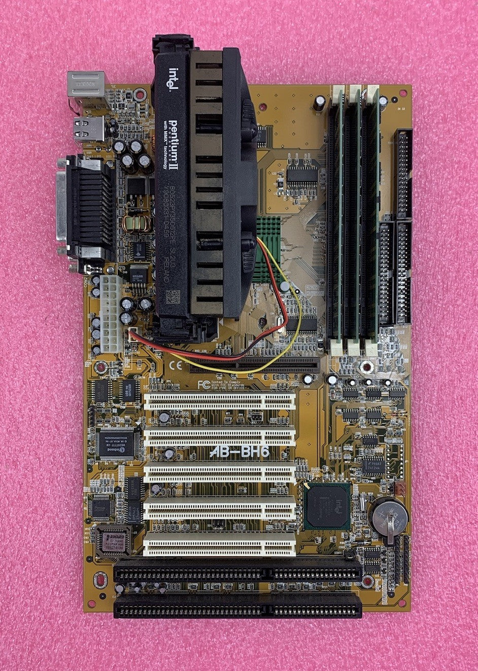 Abit i440BX Motherboard Pentium II 233MHz 128MB RAM No Shield