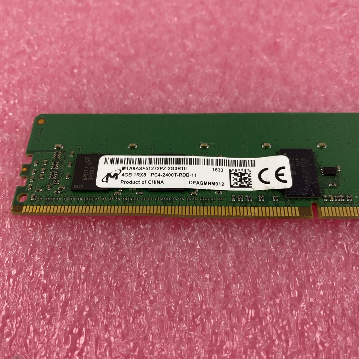 Micron 4GB DDR4 PC4-2400T Desktop Memory Ram MTA9ASF51272PZ-2G3B1II - Lot of 22