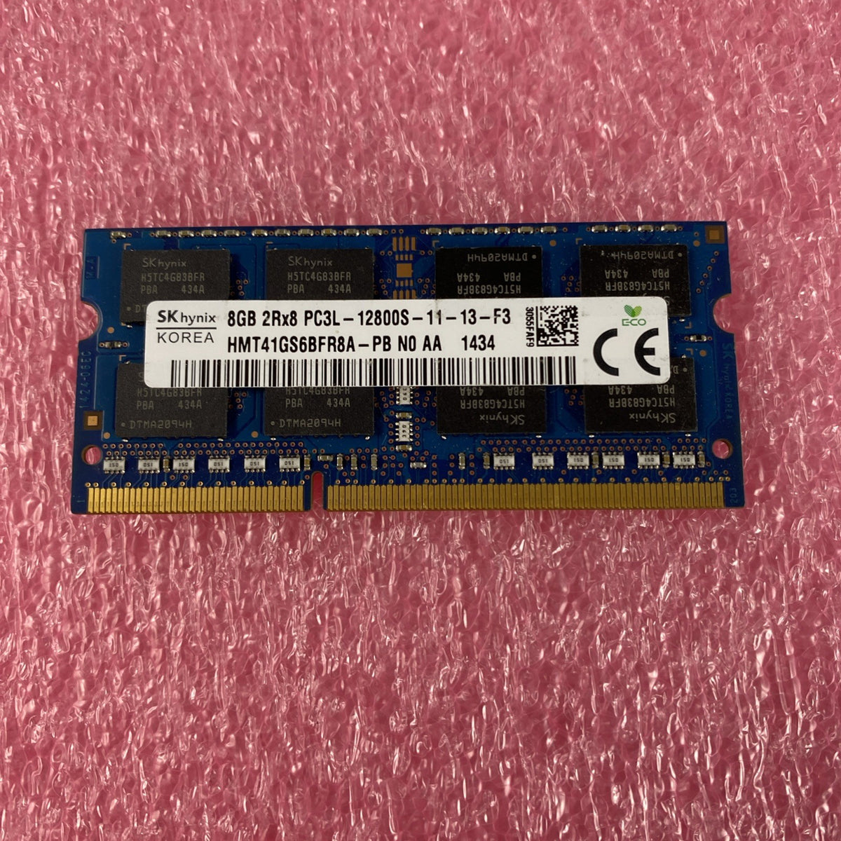 SK 8GB DDR3L PC3L-12800S Laptop Memory Ram Hynix HMT41GS6BFR8A-PB - Lot of 22