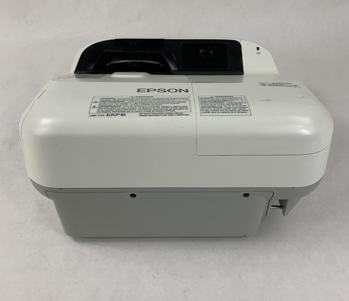 Epson BrightLink 595Wi H599A LCD Lamp Projector 466 Lamp Hours - No Remote1