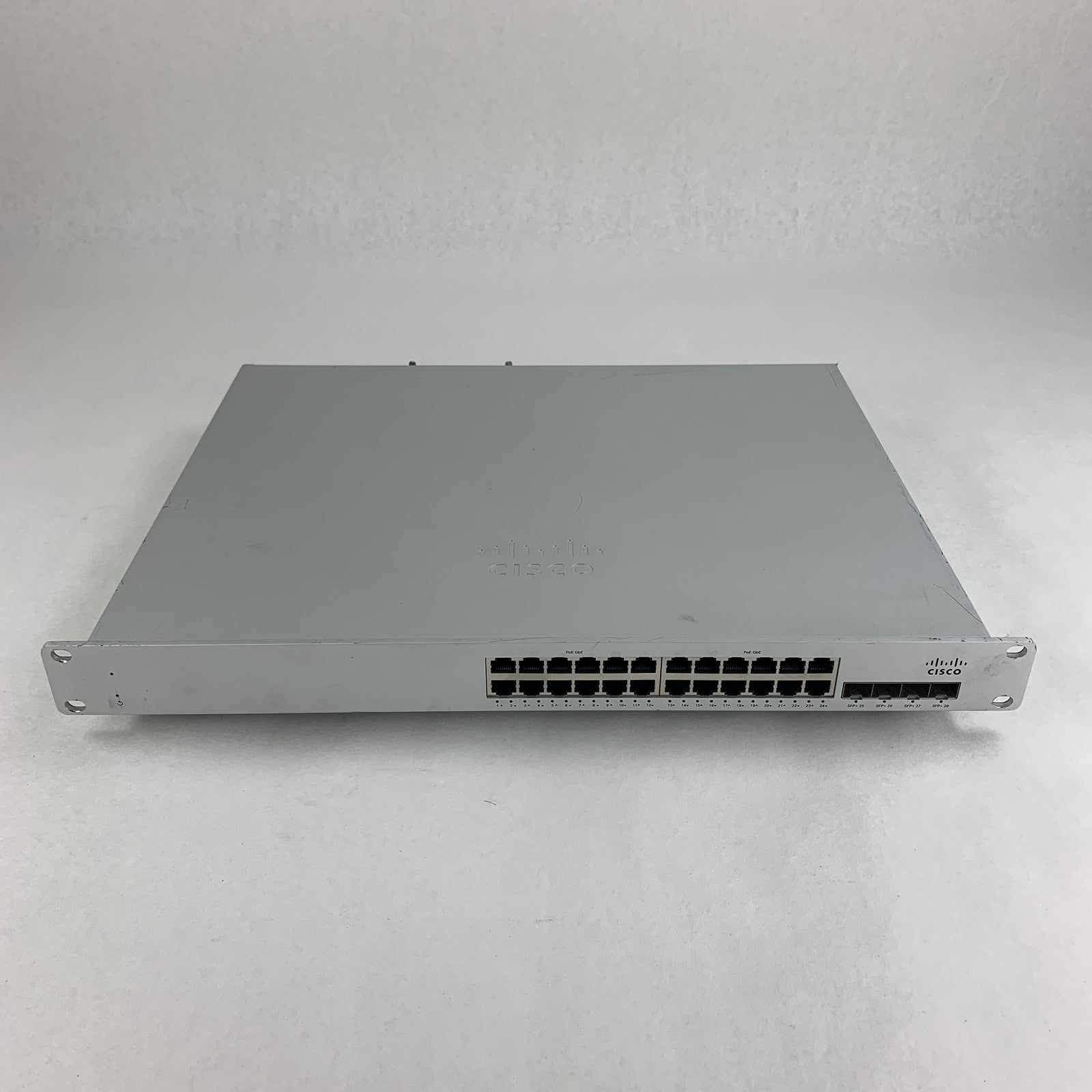 Cisco Meraki MS250-24P-HW Network Managed Switch Unclaimed Tested Reset