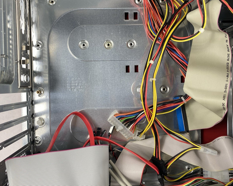 Unbranded Mid ATX Red Computer Case with 380W Power Supply