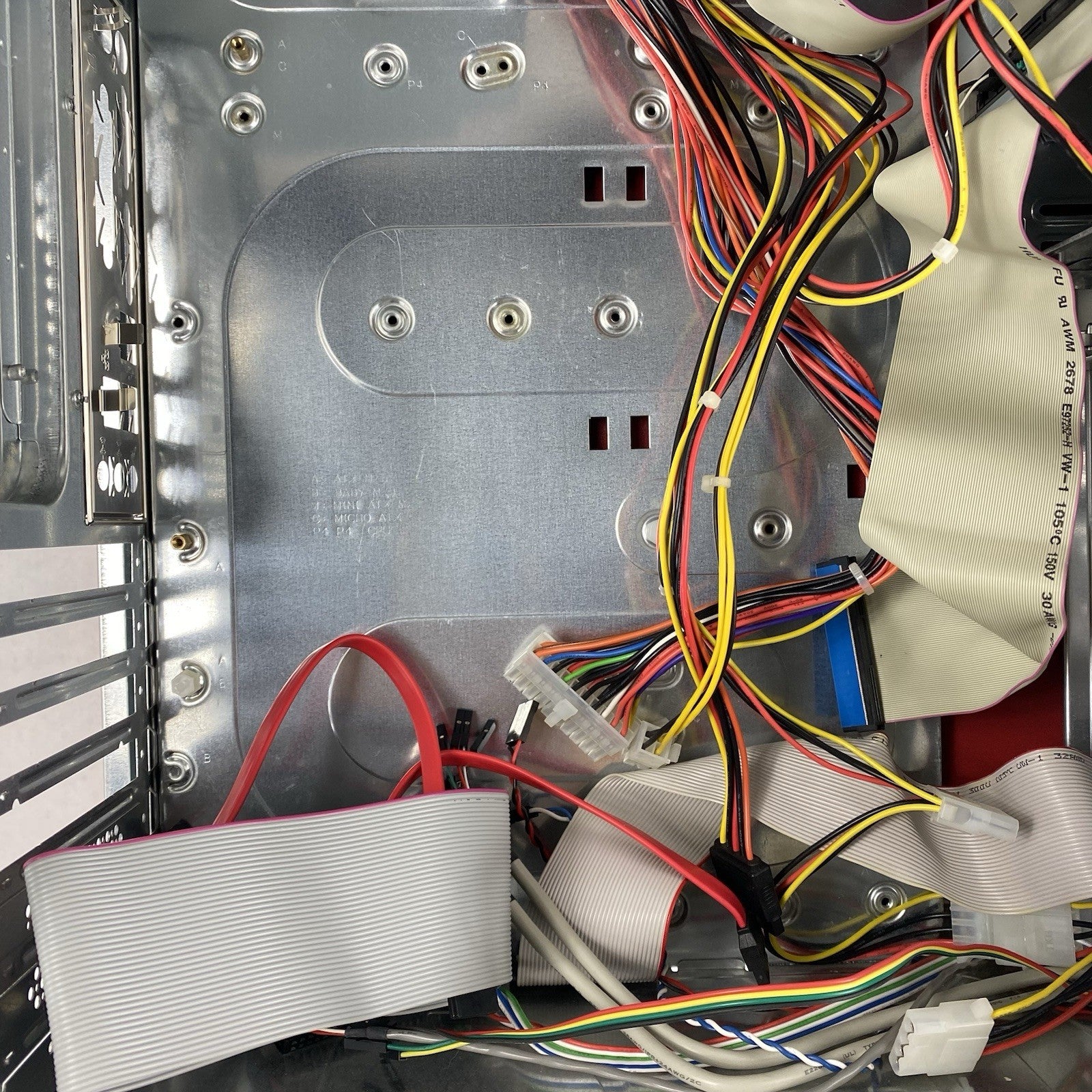 Unbranded Mid ATX Red Computer Case with 380W Power Supply