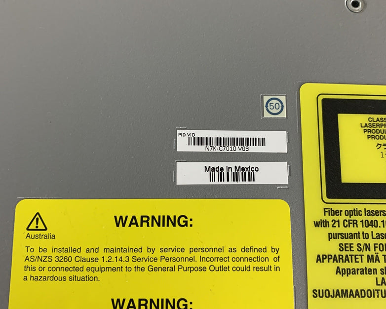 Cisco Nexus N7K-C7010 10-Slot Switch Chassis Tested w/Fans and 3x Power Supplies