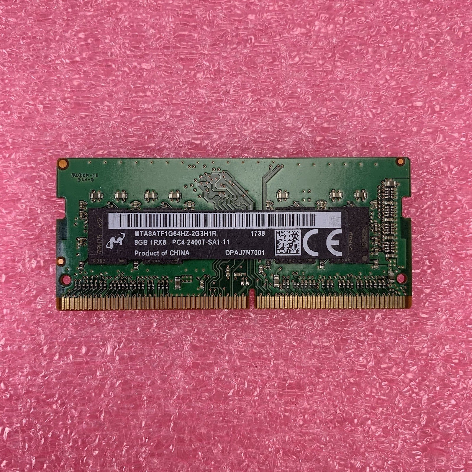 Micron MTA8ATF1G64HZ-2G3H1R PC4-2400T-SA1-11 8GB 1RX8 Desktop Memory RAM5