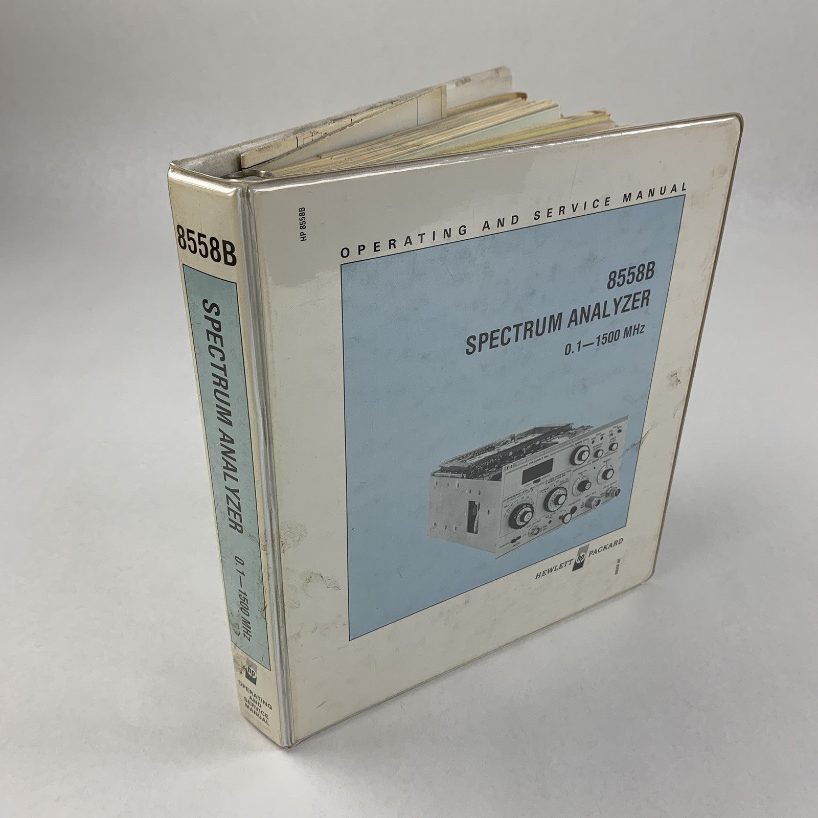 Hewlett Packard 8558B Spectrum Analyzer Operating and Service Manual 08558-90061