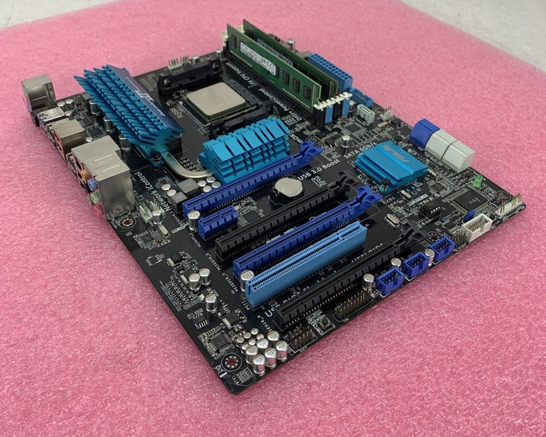 Asus MSA99FX Pro R2.0 Motherboard AMD FX-8350 4GHz 8GB RAM 2 Sticks No Shield