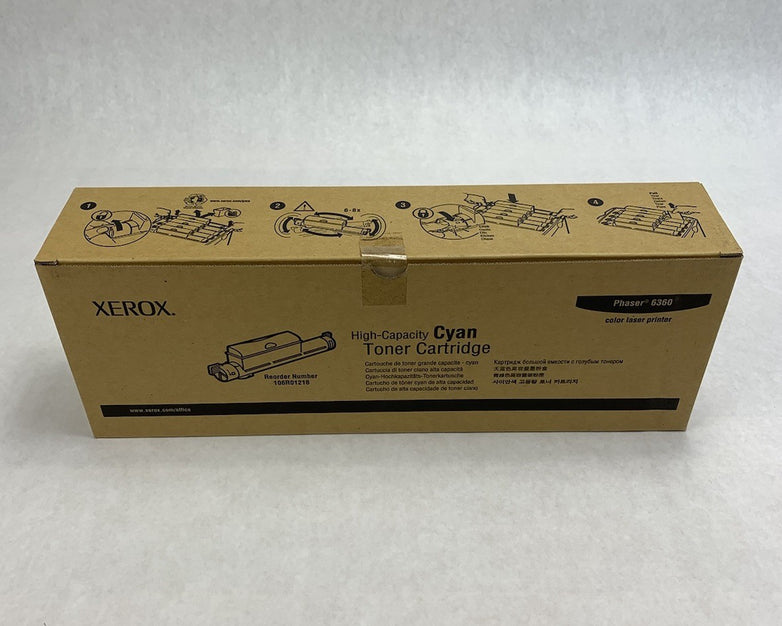Xerox Phaser 6360 High-Capacity Cyan Toner Cartridge (Lot of 3)