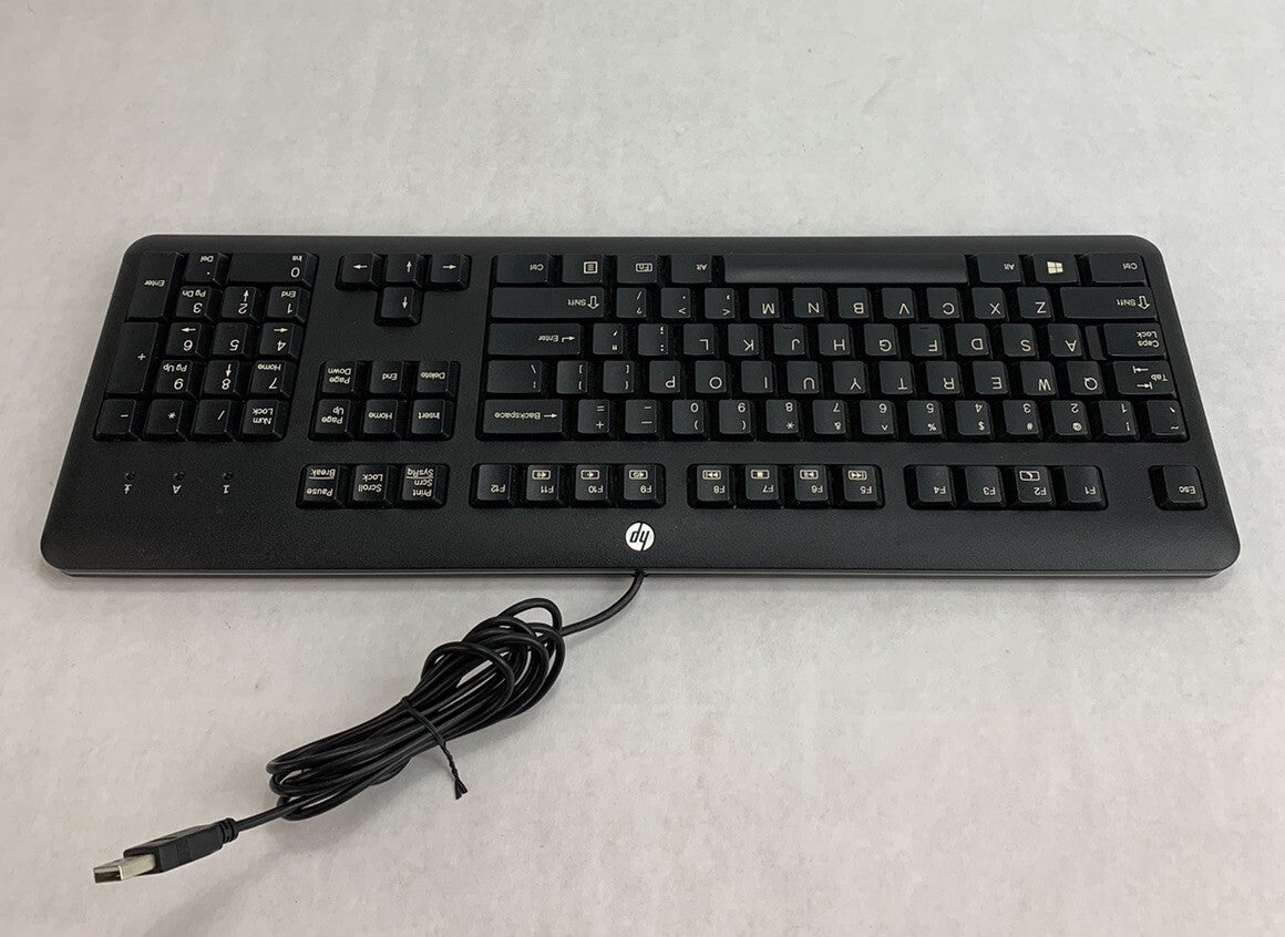HP SK-2025 USB Wired Keyboard (Lot of 3)