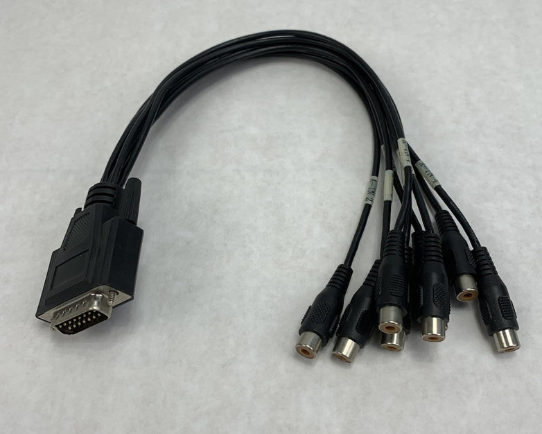 NVT Smatrix 15-Pin DB15 Male to 8-Channel S-Video Audio Connector Cable