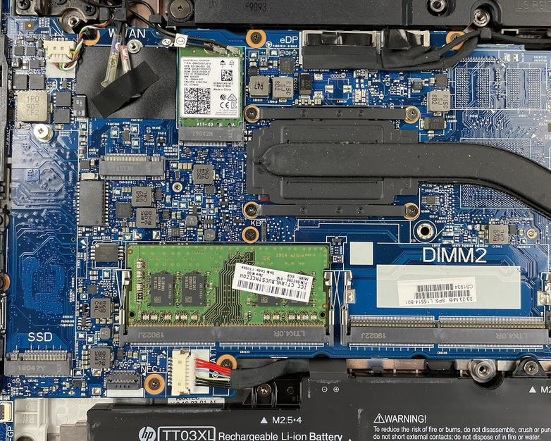 HP EliteBook 850 G5 15.6" i5-7200U 2.50 GHz 8 GB RAM No SSD/OS/AC