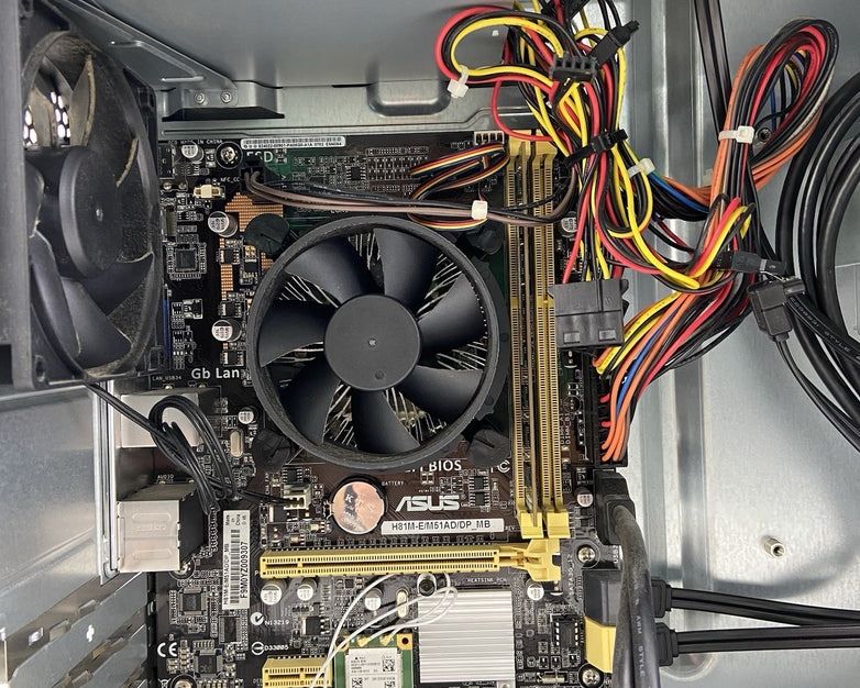 ASUS H81M-E/M5AD/DP MT Intel Core i3-4170 3.7GHz 8GB RAM No HDD No OS