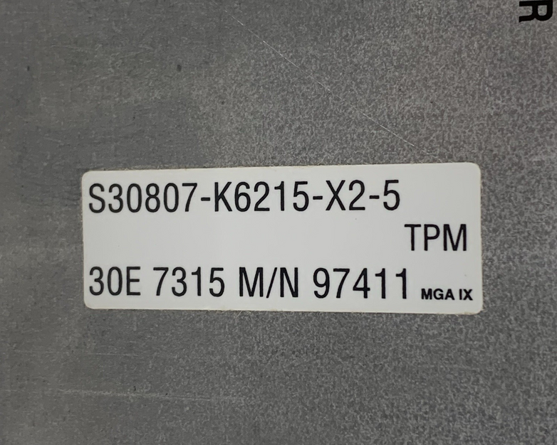 Siemens S30807-K6215-X2-5 Contactor Control Panel Assembly