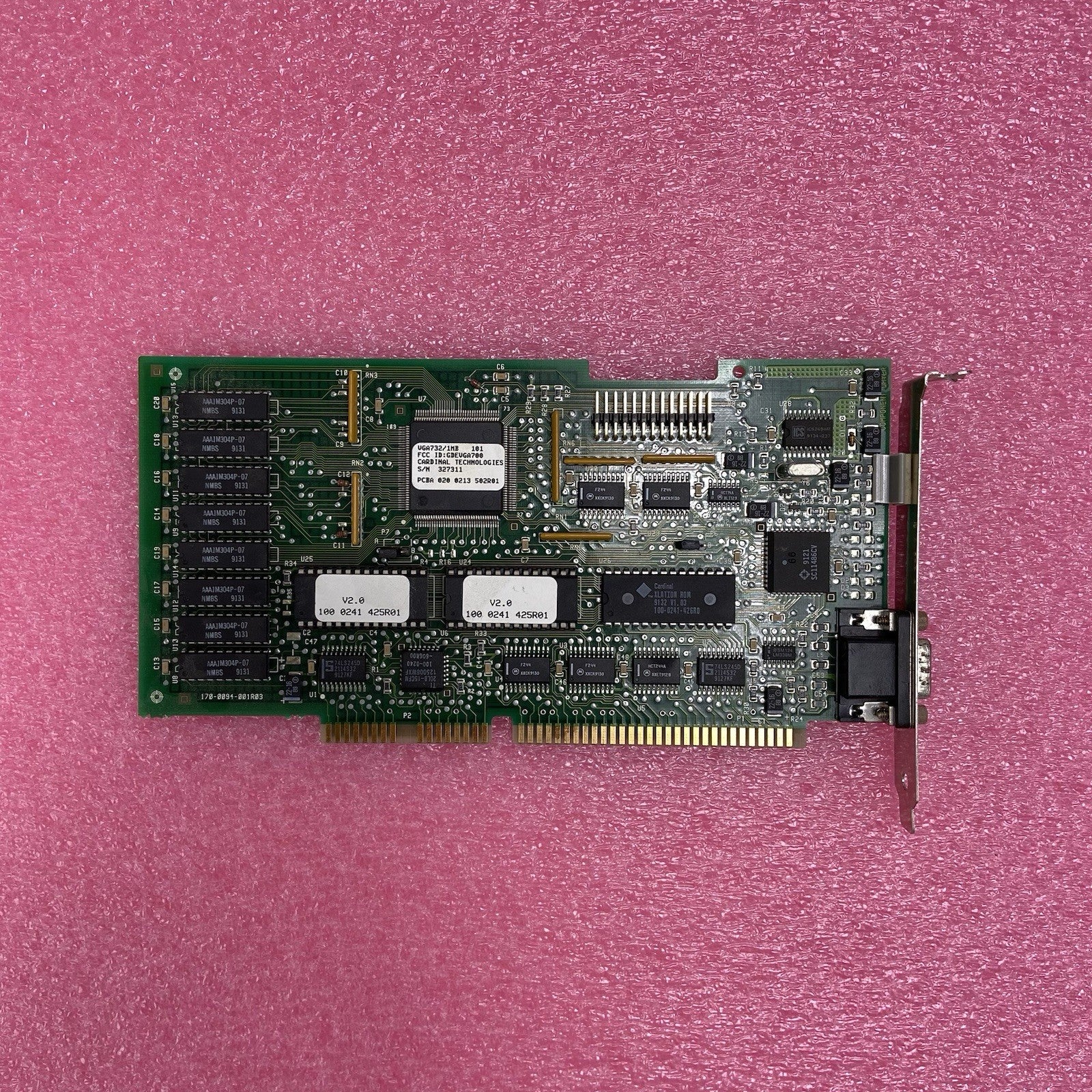 Cardinal Techologies VGA732 1MB 16-bit ISA Graphics Card5