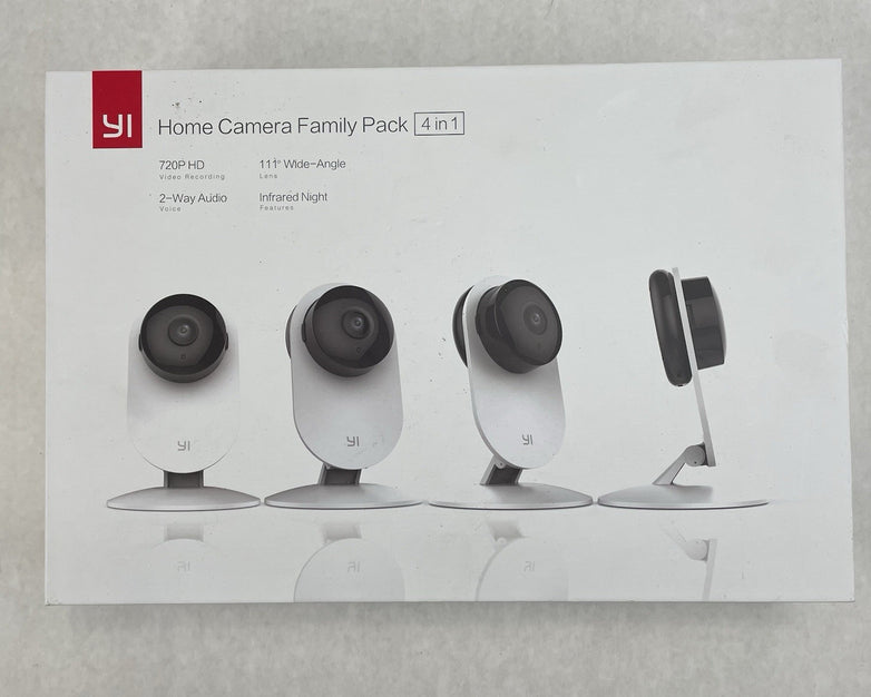 Yi Home Camera Family Pack  4-in-1 Wide Angle 2-way Audio