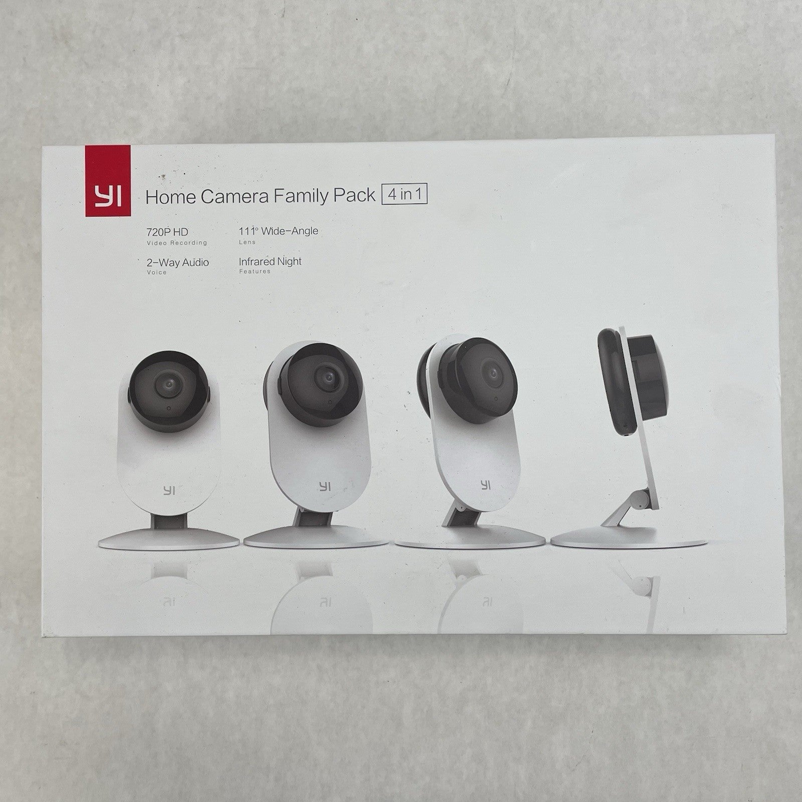 Yi Home Camera Family Pack  4-in-1 Wide Angle 2-way Audio