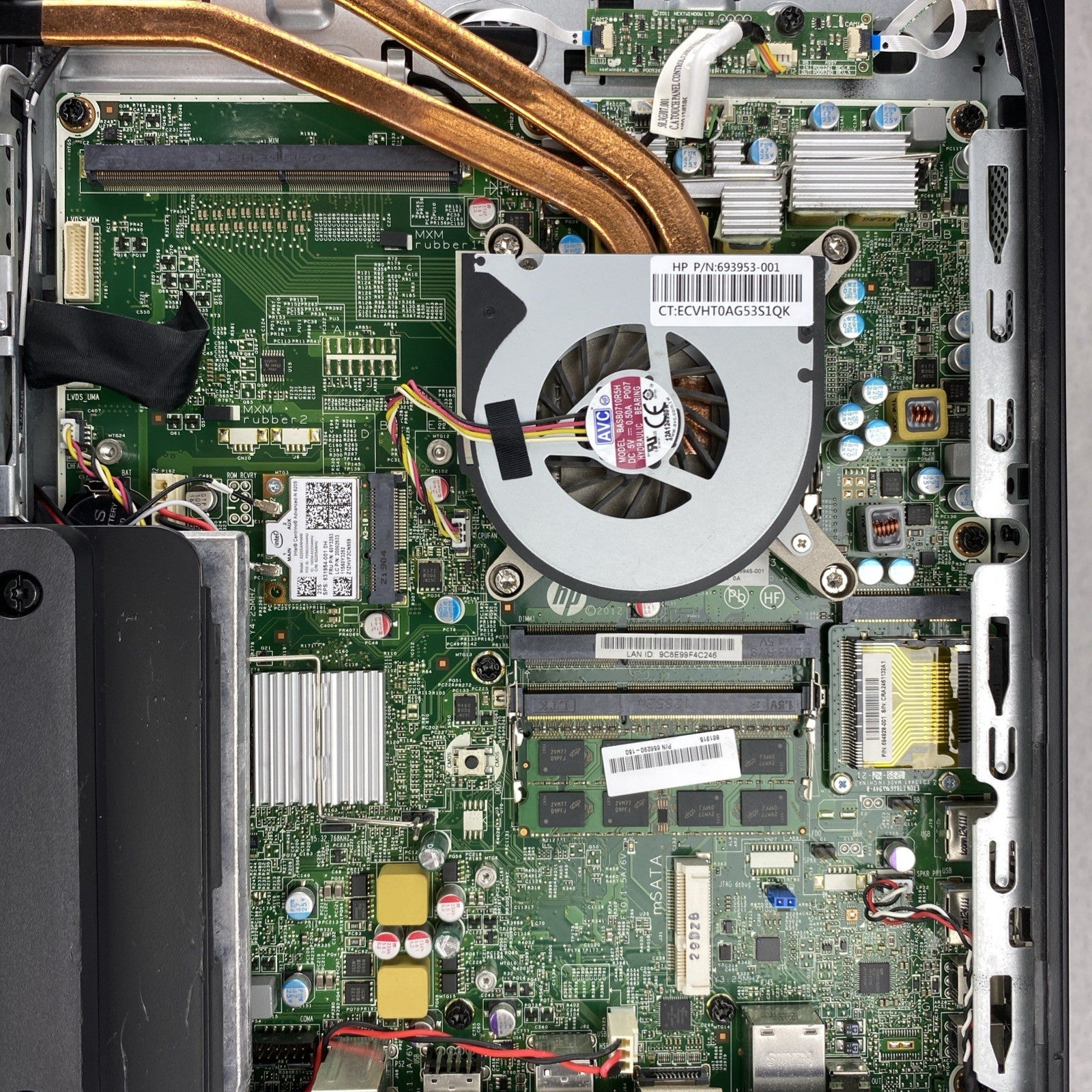 HP Compaq Elite 8300 AIO 23" Touch i5-3470 3.20GHz 4GB RAM DVDRW Stand No HDD OS