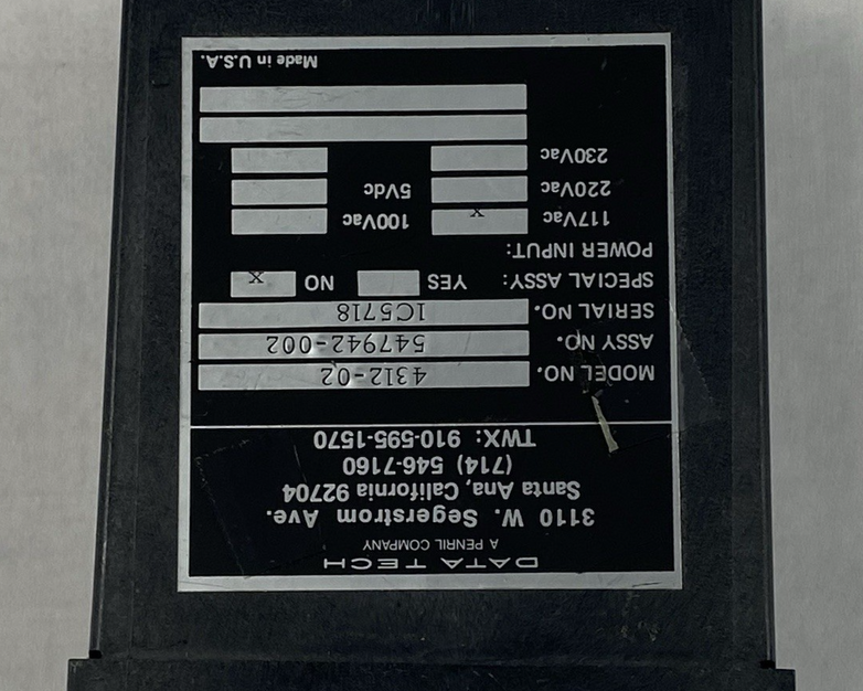 Data Tech 4312-02 Centigrade Temperature Meter