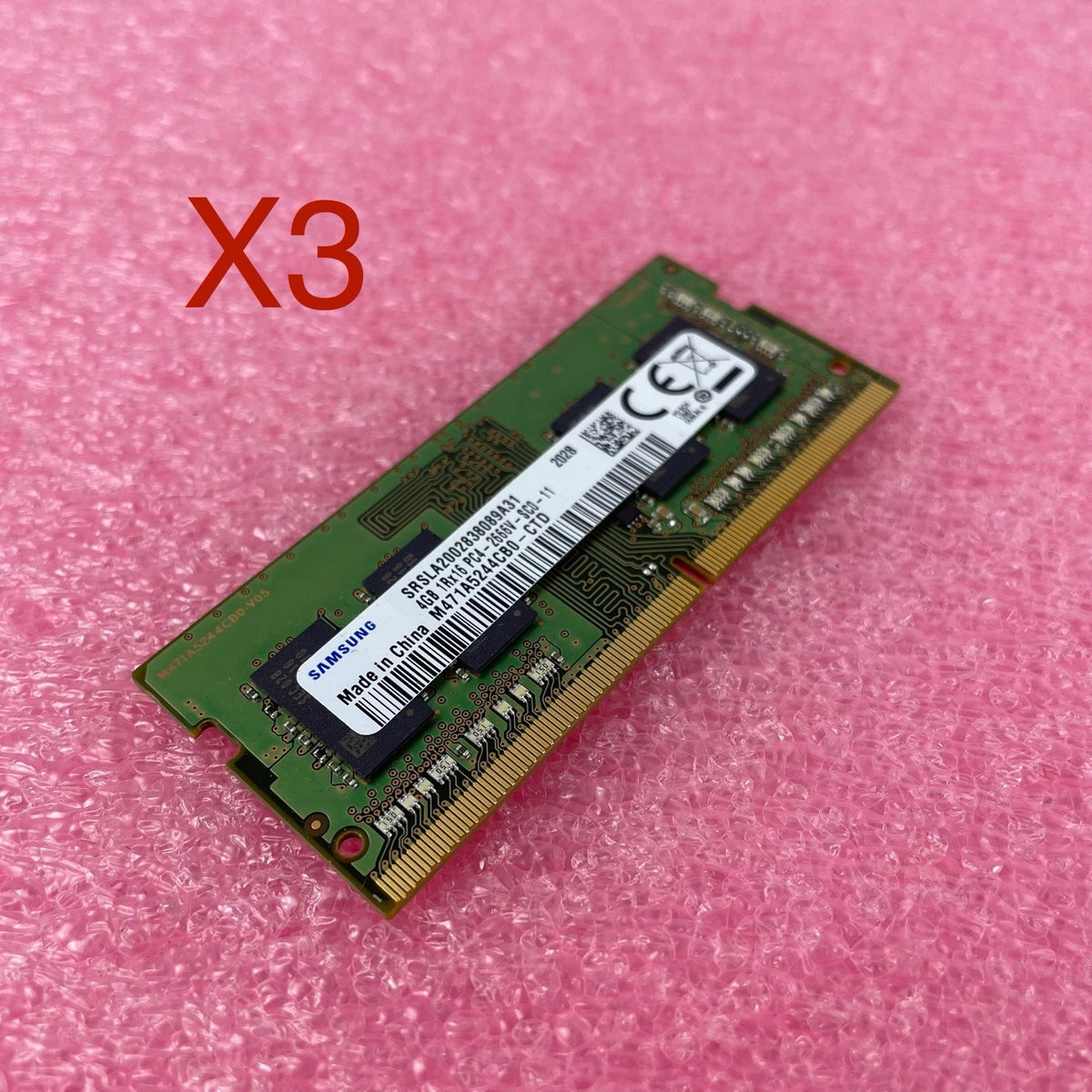 Samsung 4GB DDR4-2666 PC4-2666V SODIMM Laptop RAM Non-ECC Lot of 30