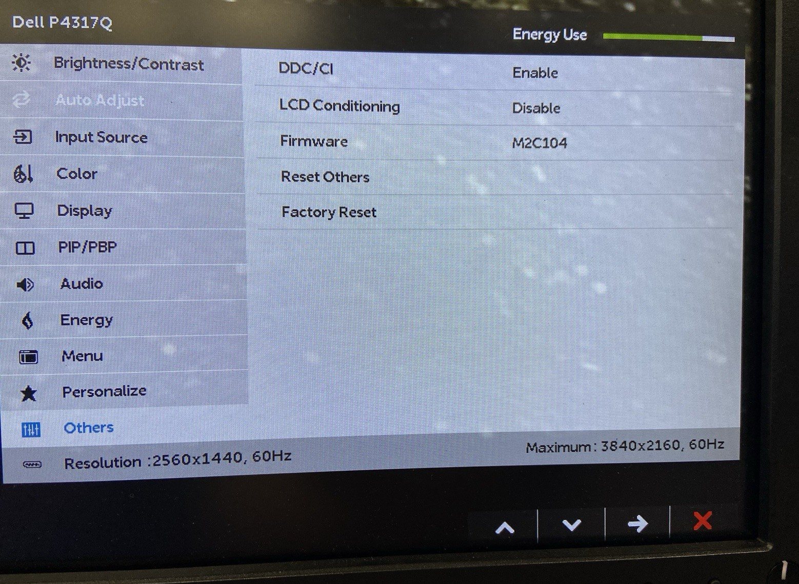 Dell Flat Panel Multi Client Monitor P4317Qc 43" In 4k UHD 3840x2160 With Stand