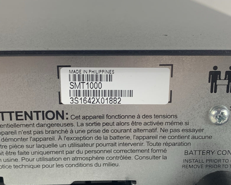 APC SMT1000 Smart-UPS 1000 120V 700W 8 Outlet LCD Tested No Battery