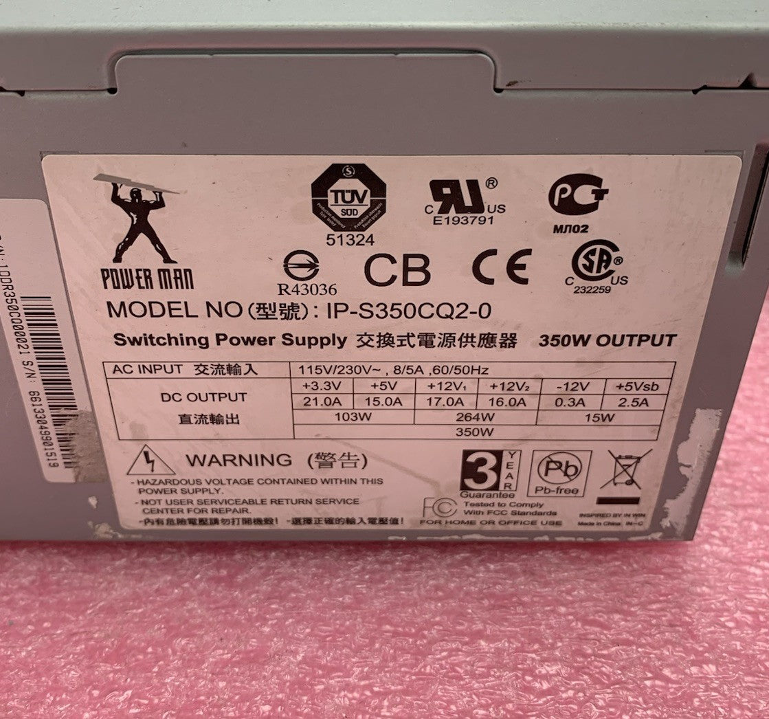 Power Man IP-S350CQ2-0 350W Switching Power Supply2