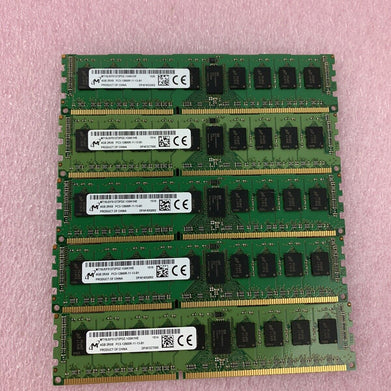 LOT OF 5 MT18JSF51272PDZ-1G6K1HF 4GB PC3-12800R-11-13-B1 2Rx8