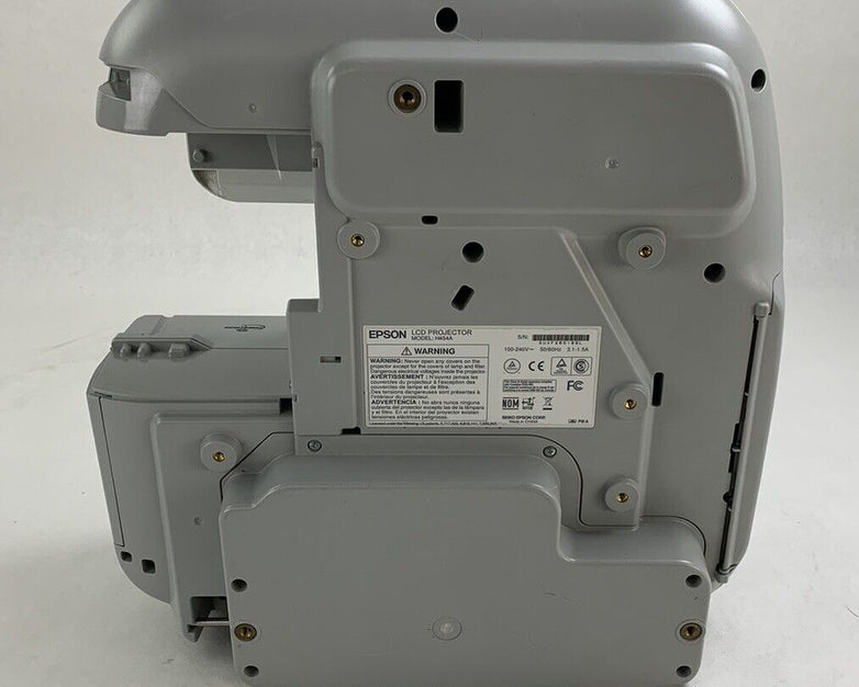 Epson H454A 485W Projector - Tested and Missing Port Cover