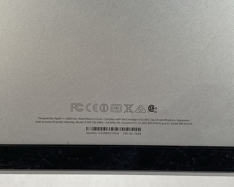 Apple A1419 iMac 2013 27" 3.2GHz i5 16GB RAM 500GB SSD os10.15.8
