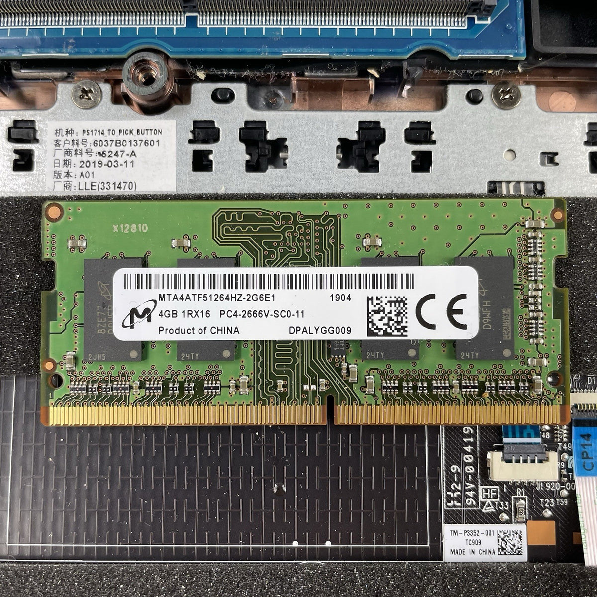 HP mt44 14" Ryzen 3 Pro 2300U 2.00 GHz 4 GB RAM No SSD/OS/AC/Batt19