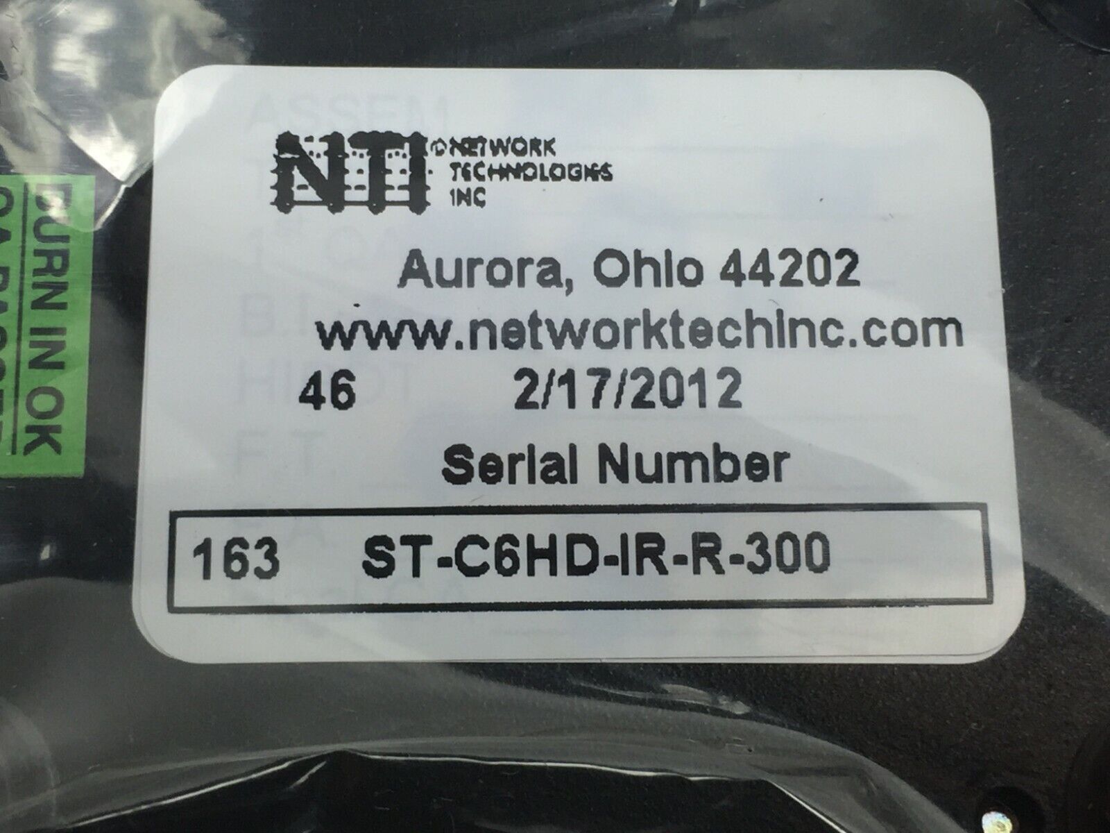 NTI ST-C6HD-IR-R-300 Xtendex Remote Unit