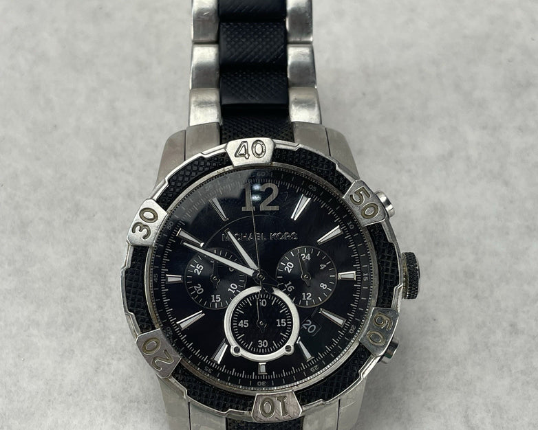Michael Kors MK-8199 Chronograph Quartz Parts Or Repair Not Ticking